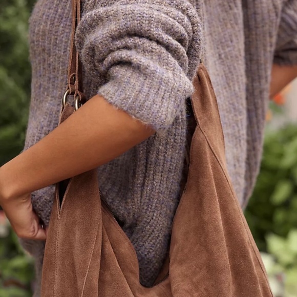 Free People Roma Tote Suede 2025, hobo, crossbody $98 - Picture 2 of 5